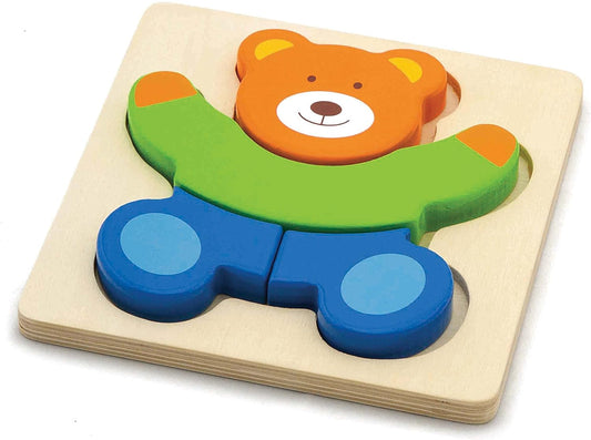 Mini Puzzle En Bois - Ours