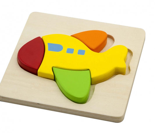 Mini Puzzle En Bois - Avion