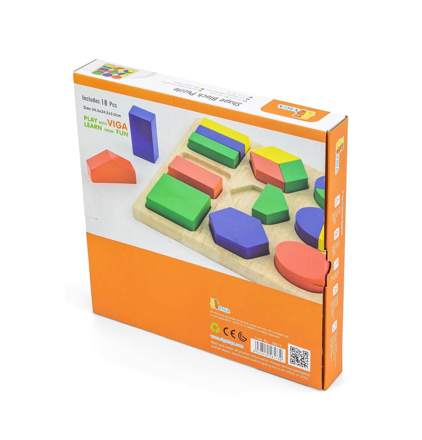 Puzzle de blocs de forme