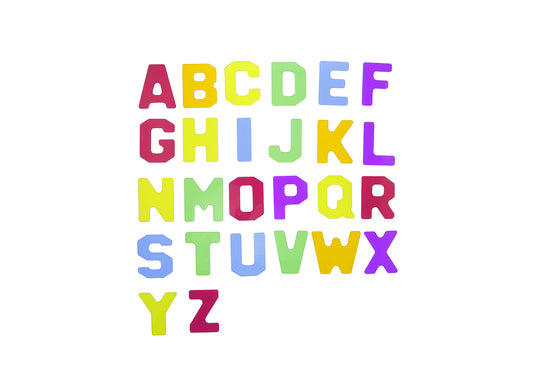 Chiffres et alphabets translucides 38 pièces